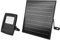 ELEDCO Foco Solar 50W, Luces Solares LED Modelo All-Black, Lámpara Solar con Mando a Distancia, Sensor de Movimiento, Sensor Crepuscular, Luz Blanca 6000K
