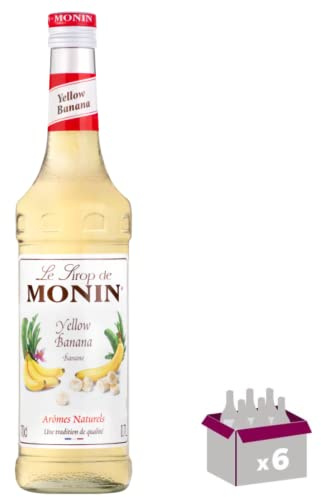 Lot de 6 Sirop - Banane jaune - 70cL