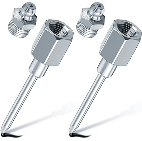 Grease Needle Nozzles, Narrow Tips For Tight Spaces, 1/8 Inch NPT, 1 Pcs