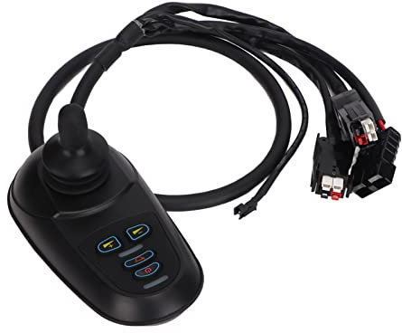 Controlador de Joystick para Silla de Ruedas, DC 24V Controlador de Joystick para Silla de Ruedas Eléctrica Regalo para Personas Discapacitadas, Controlador de Joystick para Silla de Ruedas Eléctrica