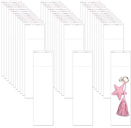 500pcs Lange Selbstklebende Cello Beutel 5x15cm Klare Zellophanbeutel 50µm Cellophantüten Klebeverschluss Zellophan Taschen Plastiktüten für Buntstifte Ölpastell Schlüsselanhänger