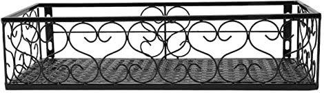 Vaso per piante da balcone, fioriera per balcone Appeso per vaso di fiori Appeso Recinzione in ferro battuto Davanzale per interni Scaffale per piante grasse(Suitable for 10.5cm Railing)