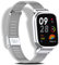 LanQii Armband Kompatibel mit Xiaomi Redmi Watch 3, Gewebte Edelstahl Uhrenarmband Mesh Metall Handgelenk Verstellbarer Ersatzarmband Damen Herren für Xiaomi Redmi Watch 3 -Silber