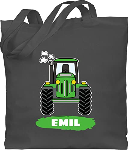 Geschenk mit Namen personalisiert by Shirtracer - Baumwolltasche - Traktor Trekker Buldog Schlepper