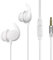 Hmusic Sleep Headphones, 30db Noise Isolation 3.5mm Wired Sleep Earphones, 2g Lightweight, Soft Silicone Flat/Thin Sleeping Earbuds for Side Sleeper, Snoring, Yoga, Relaxation, Meditation (White)