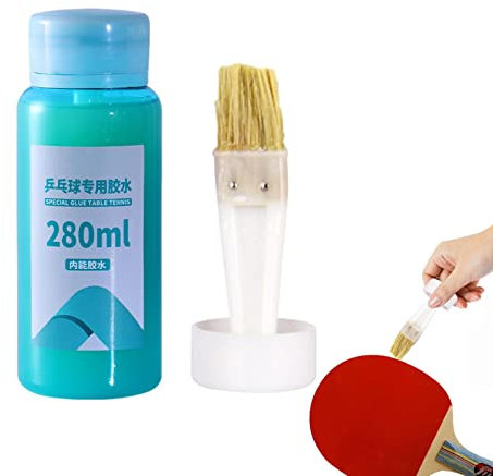 Colle de tennis de table, colle en caoutchouc de ping-pong, colle organique haute adhérence, augmente l'expansion de l'éponge, utilisation durable pour le ping-pong Zorq