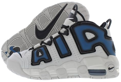 GS Basketball Trainers Nike Air More Uptempo in Light Iron Ore Industrial Blue