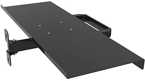 Keyboard Stand Keyboard Tray Under Desk Computer Keyboard Mouse Platform Tray Wall-Mounted Keyboard Stand with Stretch Handle Suitable for Office Area