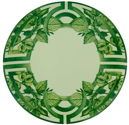 Vista Alegre The Meaning - Plato llano verde de 11 pulgadas