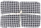 Tuiste Premium Tagesdecke Doppelte XXL 250x265 Schwarz, Leichte Sommerdecke Waffeloptik, Bettüberwurf, Plaid Decke für Sofa, Sofadecke Baumwolle, Couchdecke, überdecke Bett, überwurf