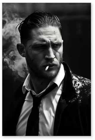25 Artstreet Tom Hardy Poster | Kunstdruck | 180 g mattes Papier | Wanddeko für Wohnzimmer und Jugendzimmer | 50 x 70 cm