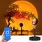 GY Mesh Sunset Lamp,Smart Sonnenuntergang Lampe mit Bluetooth Mesh Technologie,360°Sunset Projektionlampe Farbwechsel mit Musiksynchronisation Lampe für Tiktok,Wohnzimmer-Dekoration, APP Control