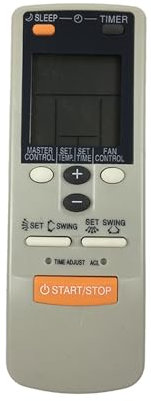 Haroar Control Remoto for General ASH9USCCW ASH12USCCW & Aire Acondicionado Hiyasu HSW-9UC HSW-12UC &Fujitsu ASY13PSACW AST18RSA-W