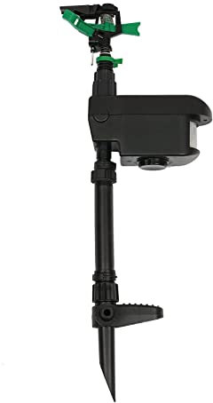 Wasserstrahl Tiervertreiber Solar Power Bewegungsaktivierter Sprinkler Katzenschreck Hunde Marder Waschbären Wildtiere bis zu Einer Entfernung von 30 Fuß