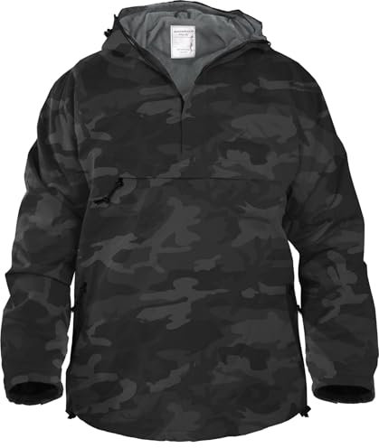 normani Winddichte Funktions-Jacke für Damen und Herren von S-4XL Farbe Dark-Camo Größe 3XL