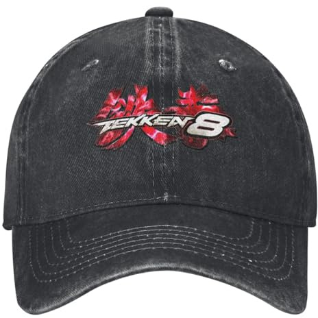 Tekken 8 Logo Print Baseball Cap Frauen Männer Sonnenfest Hip Hop Dad Hüte Sommer Y2k Cool Kpop Rock Snapback Cap Geschenk