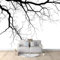 Schwarzer Ast 3D Fototapete Wandbild Kinderzimmer Weiß Wohnzimmer Tv Sofa Thema Hotel Luxus Wandmalerei Wohnkultur Wandbilder Dekor Wandbild 400x280 cm