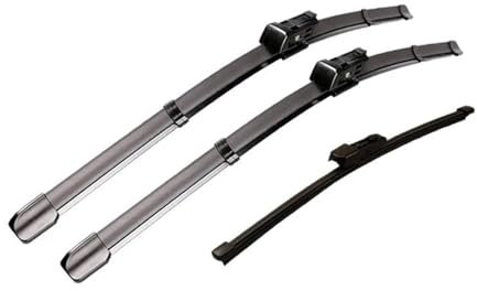 Auto-Wischerblätter Für VW Für Polo MK6 6 AW BZ 2017 2018 2019 2020 2021 2022 2023 GTI R LINE Autozubehör Vorne Hinten Scheibenwischerblätter Scheibenwischer(RHD Front Rear)