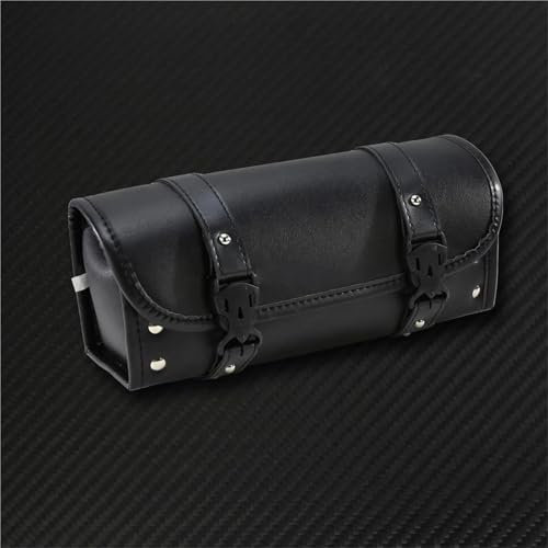 PPXDM Motorrad Lenker Tasche Rolle Werkzeug Seite Satteltaschen Lagerung Werkzeug Tasche Für Harley Dyna Touring Für Sportster XL Softail