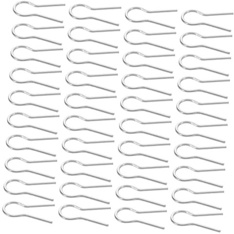 WEKAMOS 100pcs R-type Alloy Needles for Pottery Firing Nonstick High-temperature Ceramic Tools for Jewelry Hanging and Craft Projects