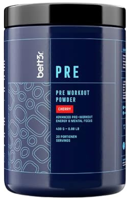 Pre Workout Booster – Hochdosierter Pre Workout mit 250 mg Koffein & Citrullin – Pump & Trainingsbooster für Fokus & Energie – Orange – Vegan, Made in Germany – Bett3r PRE