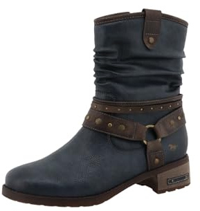 MUSTANG Damen Stiefelette Navy EU 44