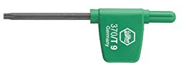 Wiha Stiftschlüssel mit Fähnchengriff TORX® brüniert (03727) T8 x 40 mm