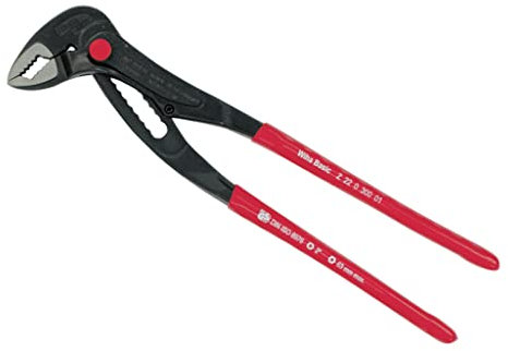 Wiha 32667 Push Button Adjustable Water Pump Pliers, 12-Inch