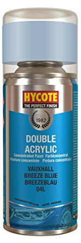 Hycote Double Acrylic Aerosol Car Spray Paint, Vauxhall - Breeze Blue, 150 ml