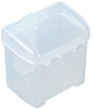 Meiho BM-100 für Bucket Mouth 10x9,3x10cm - Zubehörbox für Tacklebox, Kleinteilebox für Angelboxen, Zusatzbox für Kunstköderboxen