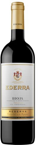 EDERRA Reserva - Vino tinto DO Rioja, 100% Tempranillo - 75cl