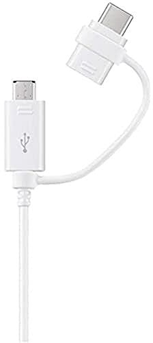 Samsung Câble Micro USB Type C pour Smartphone Blanc EPDG930DBLANC