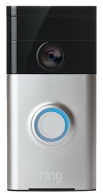 Ring 88RG000FC100 HD Video Doorbell, Wi-Fi Enabled, Satin Nickel - Quantity 4
