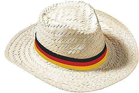 Fan-O-Menal Sonnenhut Natur m. schwarz/rot/goldenem Hutband Deutschland 77634
