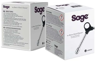 Sage - Steam Wand Cleaner for Sage Coffee Machine Milk Frothers, 10 Powder Sachets