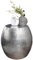 FineBuy Beistelltisch 42 x 42 x 42 cm Aluminium Dekotisch Orientalisch rund, Designer Ablagetisch Metall modern, Anstelltisch schmal, Kleiner Hammerschlag Abstelltisch