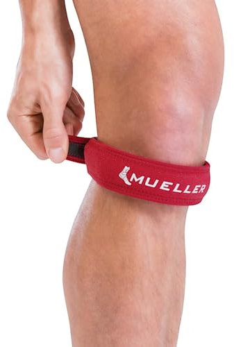 Mueller Jumper's Knee Strap, Kniegurt, Einheitsgröße, Rot