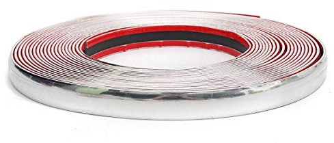 Universell Zierleiste für Autos, 30 mm x 5 m, selbstklebend, Chrom, für Auto, Van, LKW, Pickup, Boot