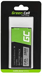 Green Cell EB-BG900BBE Akku für Samsung Galaxy S5 G900F Neo Li-Ion Zellen 2800 mAh 3.85V Ersatz Smartphone Batterie Markenakku Volle Kompatibilität Reale Kapazität ohne Memory-Effekt