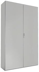 Rittal SE Systemschrank IP55, aus Stahlblech Hellgrau, 2 Türen, 2000 x 1200 x 400mm