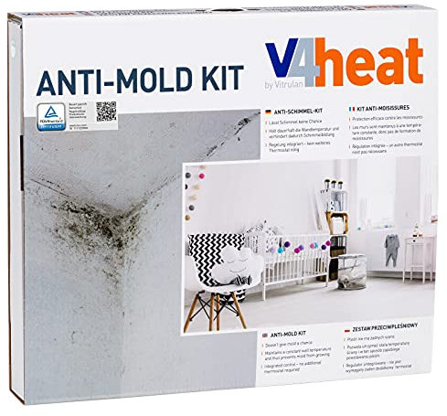 V4heat Schimmel langfristig vorbeugen Anti-Schimmel-Kit, Wallbox: Ähnlich Ral 9016