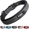 Fida Padded Dog Collar, Heavy Duty with Double-Layer Webbing & Metal Buckle, Medium Dogs, Black