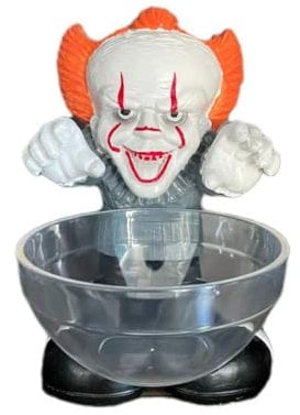 Abbcoert Halloween Candy Bowl Holder,Horror Funny Dwarf Candy Bowl Rack, Horror Halloween Decoration, Used to Put Candies, Snacks, Keys, Gifts (B)