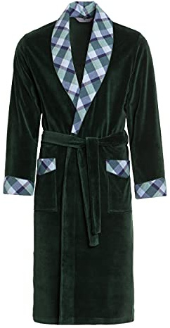 Revise Classic Men’s Dressing Gown – Velour RE-104 – Darkblue