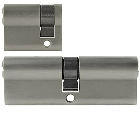 2er gleichschließend 1x Profilzylinder 45/45 mm + 1x Halbzylinder 30/10 mm +5 Schlüssel