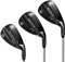 Mile High Life Golfkeile | Einsteiger-Golf-Sandkeil-Sets | Golf Gap Wedge Sets | Schwarze Titanschicht Lob Wedge Golfschläger für Männer & Frauen | 50/54/58 Grad Keil rechts Hand