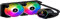 Azza Wasserkühlung 240mm ARGB, Schwarz, 24cm x 24cm x 24cm, für Desktop und Server