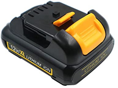 Compatible avec Dewalt 12Volt Batteries Lithium ION 1.5Ah 1500mAh Battery Parfaitement de Rechange 12V Perceuses sans Fil Tronçonneuses Scies alternatives Outils électriques