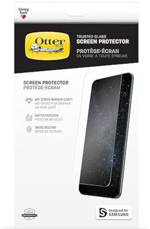 OtterBox Pack de Protection pour Samsung Galaxy S21 FE 5G, Coque React Series, testé Selon Les Normes Militaires et Protecteur écran Trusted Glass, Transparent