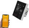 Smart WiFi Thermostat für Heizung - Programmierbarer Digitaler Raumthermostat - Elektronischer Heizthermostat für Elektrische Heizung 16A Schwarz